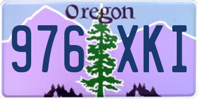 OR license plate 976XKI