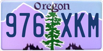 OR license plate 976XKM