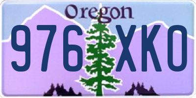OR license plate 976XKO
