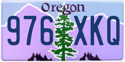 OR license plate 976XKQ