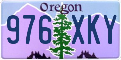 OR license plate 976XKY