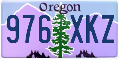 OR license plate 976XKZ