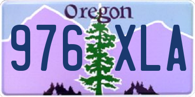OR license plate 976XLA