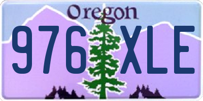 OR license plate 976XLE