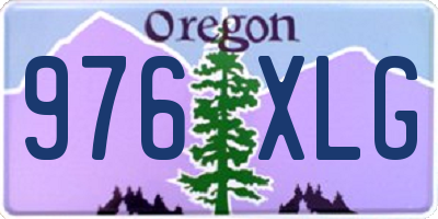 OR license plate 976XLG