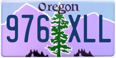 OR license plate 976XLL