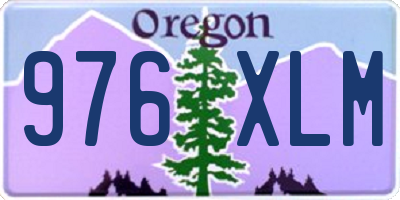 OR license plate 976XLM
