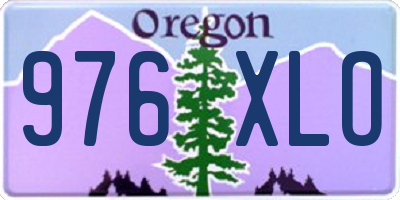 OR license plate 976XLO