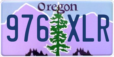 OR license plate 976XLR