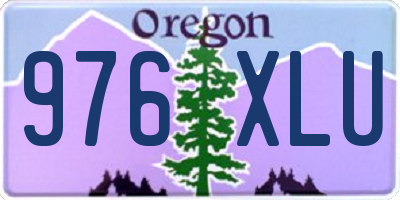 OR license plate 976XLU