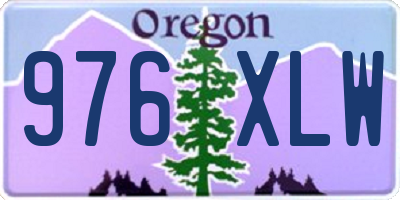 OR license plate 976XLW