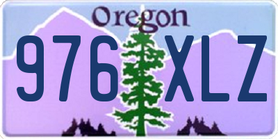 OR license plate 976XLZ