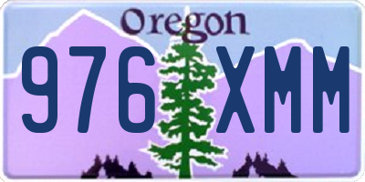 OR license plate 976XMM