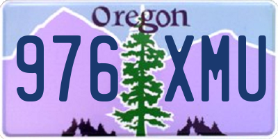 OR license plate 976XMU