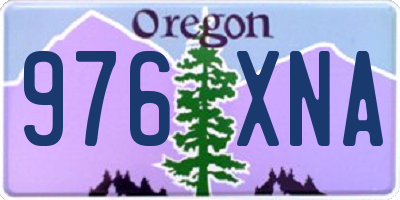 OR license plate 976XNA