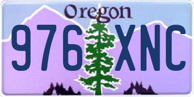 OR license plate 976XNC