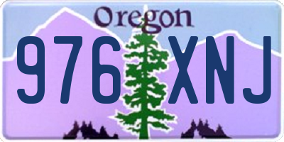 OR license plate 976XNJ