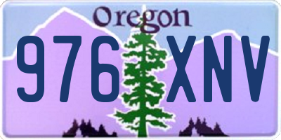 OR license plate 976XNV