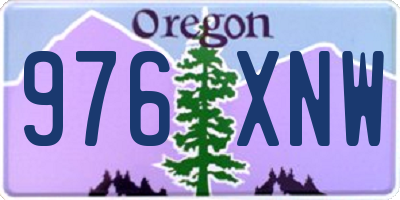 OR license plate 976XNW
