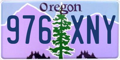 OR license plate 976XNY