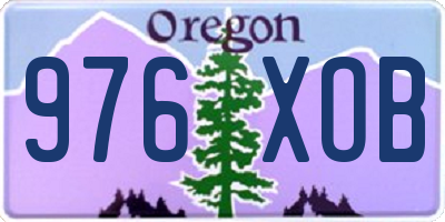 OR license plate 976XOB