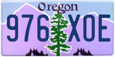 OR license plate 976XOE