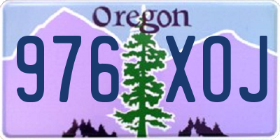 OR license plate 976XOJ