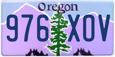 OR license plate 976XOV