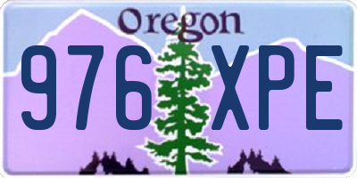 OR license plate 976XPE