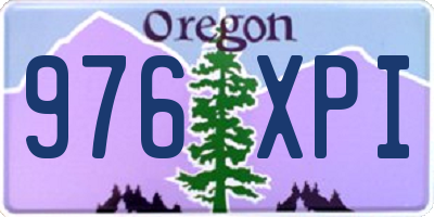 OR license plate 976XPI
