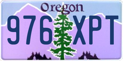 OR license plate 976XPT