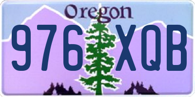 OR license plate 976XQB