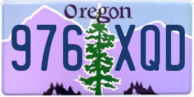 OR license plate 976XQD