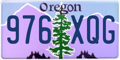 OR license plate 976XQG
