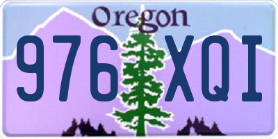 OR license plate 976XQI