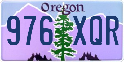 OR license plate 976XQR