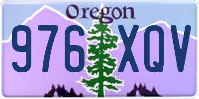 OR license plate 976XQV