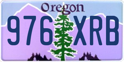 OR license plate 976XRB