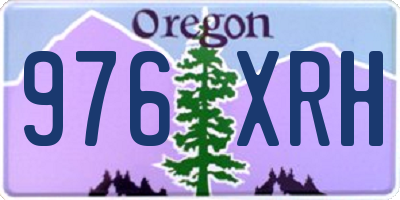 OR license plate 976XRH
