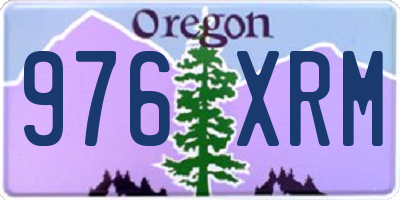 OR license plate 976XRM