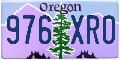 OR license plate 976XRO