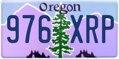 OR license plate 976XRP