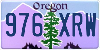 OR license plate 976XRW