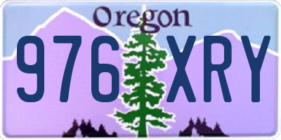 OR license plate 976XRY