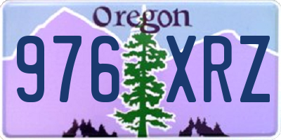 OR license plate 976XRZ