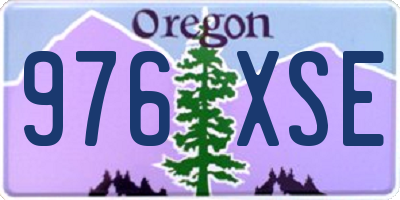 OR license plate 976XSE