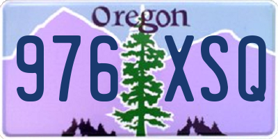 OR license plate 976XSQ