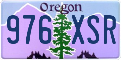OR license plate 976XSR