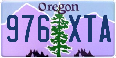 OR license plate 976XTA