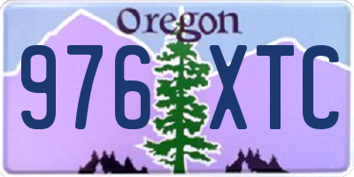 OR license plate 976XTC